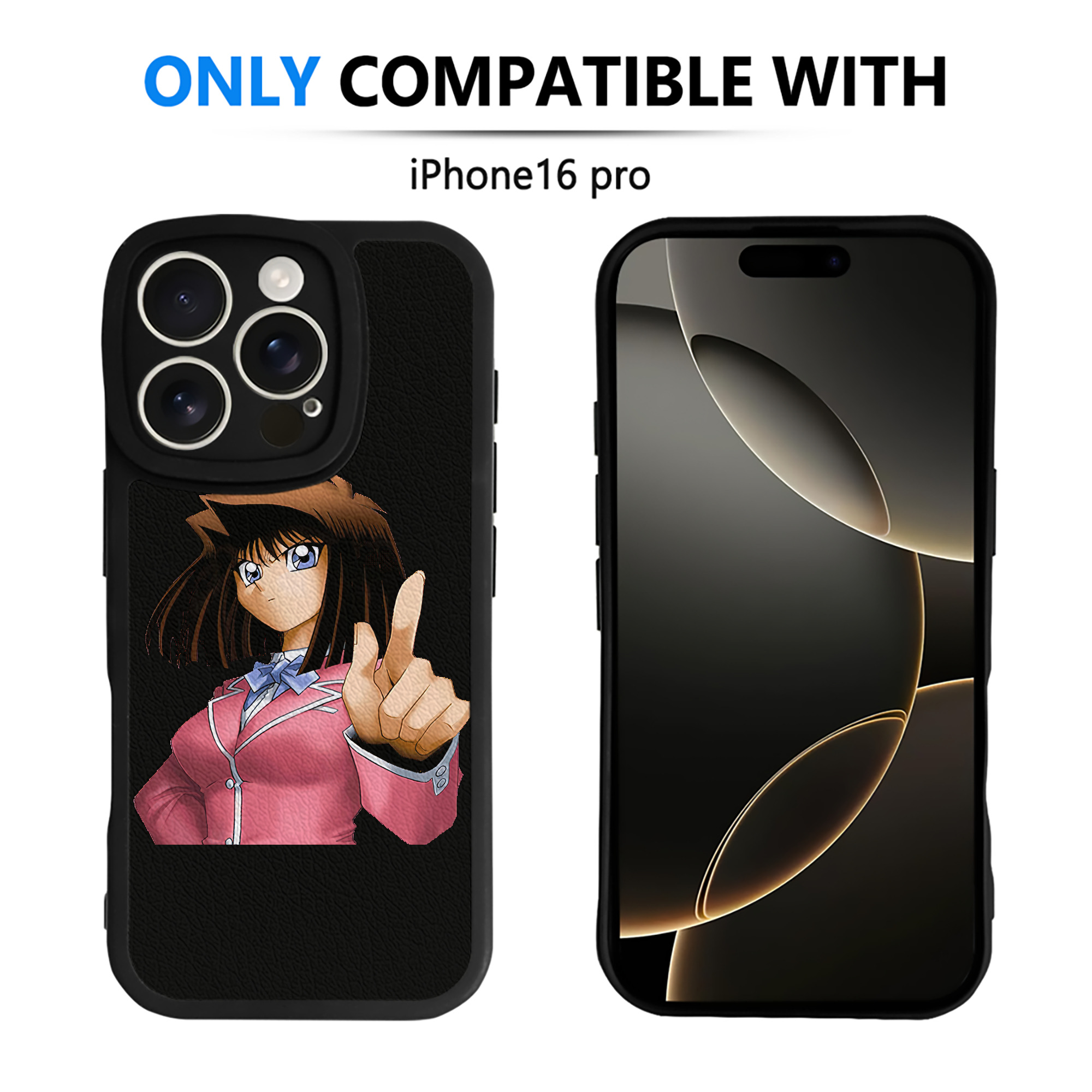 遊☆戯☆王 Yu-Gi-Oh! 【iPhone 16シリーズ対応】シリコンスマホケース（レザー調） 材質：シリコン